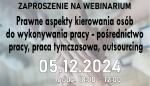 Grafika zapraszająca na webinarium.